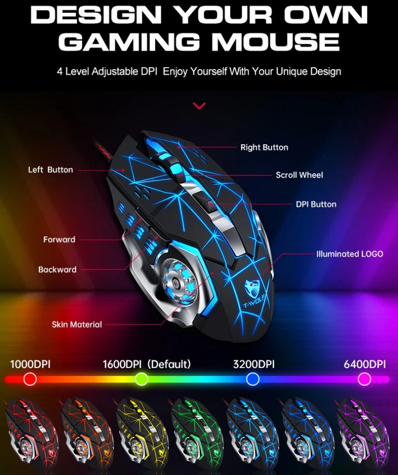Kit Mobilador Gamer Gaming-Kit Tastatur Maus Mobile-Games-Konverter 3-in-1-Combo Einhand-Tastatur für PUBG Mobile Games TF900