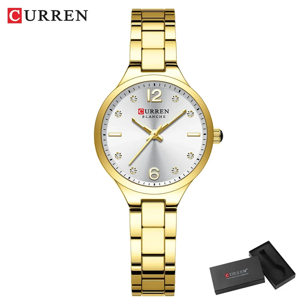 CURREN Luxury Women Bracelet Quartz Watches For Women Magnetic Watch Ladies Sports Dress Wrist Watch Clock Relogio Feminino