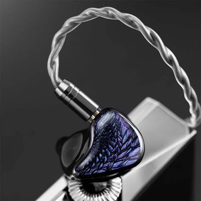 Kinera Celest Wyvern Black Dragon In-Ear HiFi Earphones 10mm LCP Dynamic Drive Music Gaming Earphones 3.5mm Type-C Lightning MIC