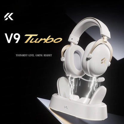MCHOSE V9 Turbo Wireless Gaming Headset with Microphone, Four-Mode Esports Headphones, Over-Ear Bluetooth Gaming Headset with Professional Audio