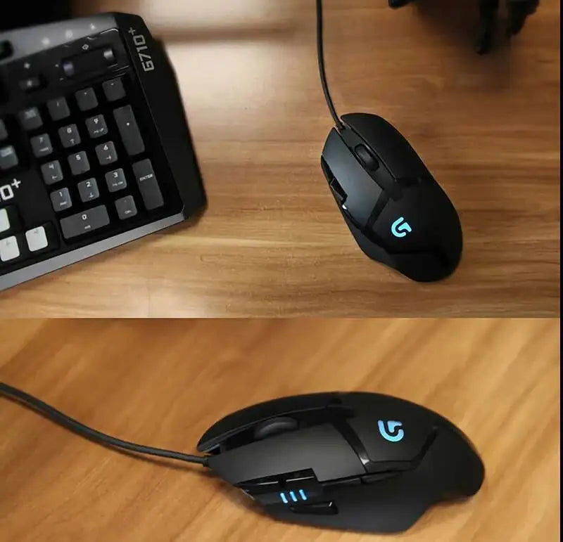 Logitech G402 Wired Gaming Mouse, 4000 DPI Gaming Mouse with 8 Programmable Buttons, 32-Bit ARM Processor, USB Optical Gaming Mouse for PC Gaming & Work
