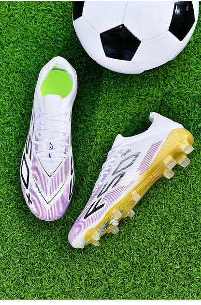 New Men Soccer Shoes Match Football Boots Sneakers Non-Slip Grass Cleats High-quality Futsal Indoor Hot-selling High-top Outdoor