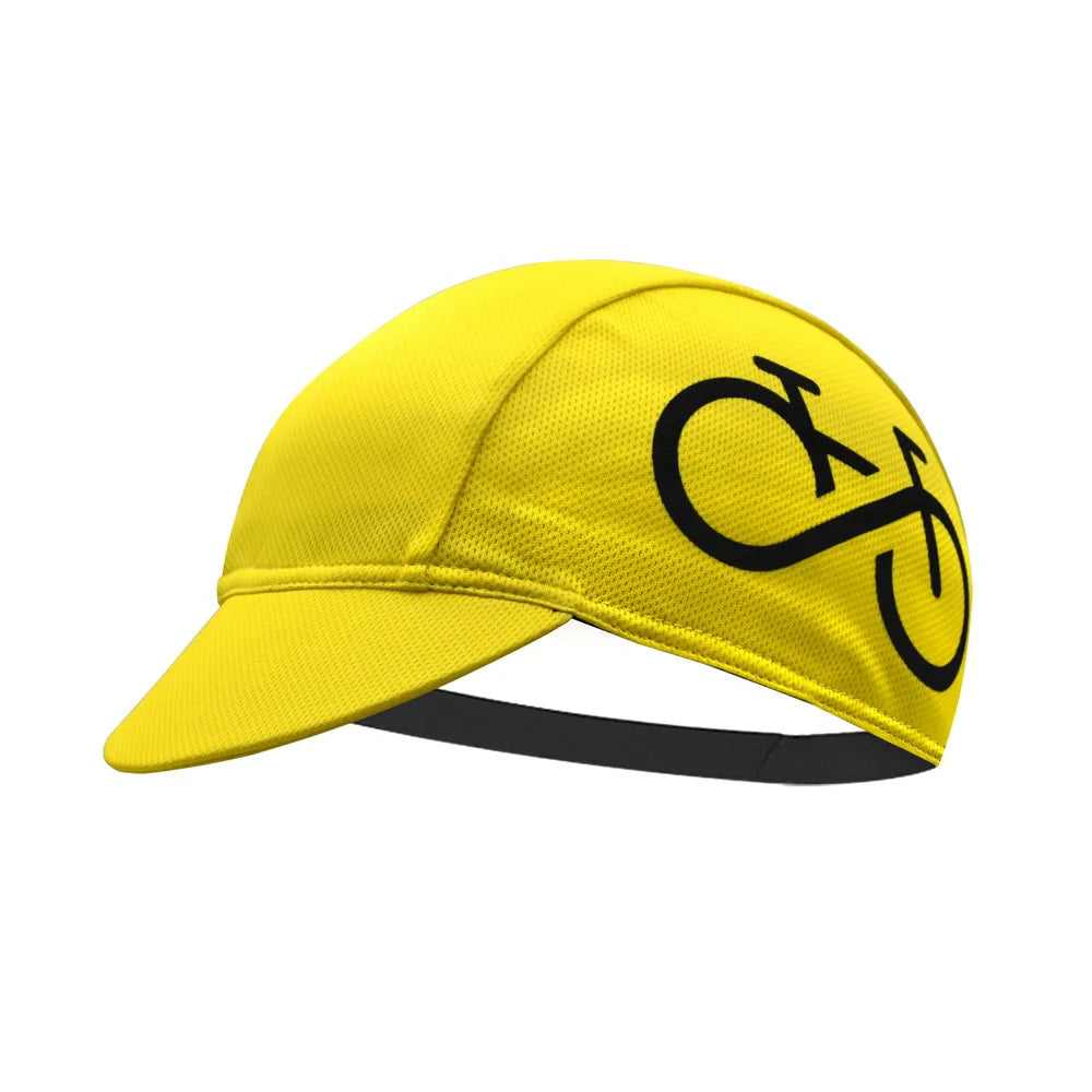Cappellini da ciclismo alla moda, estivi, traspiranti, sportivi, in poliestere ad asciugatura rapida, neri e blu, in stile classico retrò, da corsa