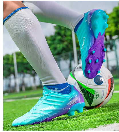 Buty piłkarskie Double Star Adult Youth AG – antypoślizgowe, wytrzymałe buty do piłki nożnej na sztuczną i naturalną trawę, przeznaczone do treningów i meczów, dla mężczyzn i kobiet