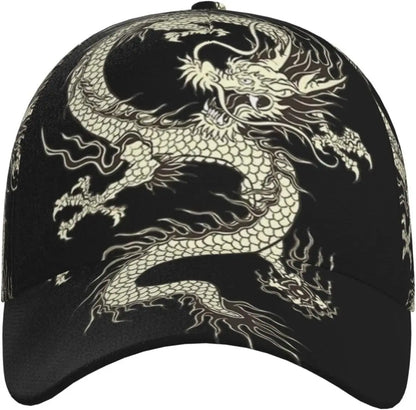 Dragon Snapback-Kappe, Herren-Baseballmützen, Herren-Sonnenhut, verstellbare, coole Trucker-Kappe für Damen und Herren