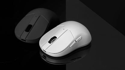 Keychron M4 Wireless Optical Mouse, Bluetooth & 2.4GHz Gaming Mouse, USB Type-C Wired Mouse, 26,000 DPI PixArt 3395 Ultra-Light Rechargeable Mouse