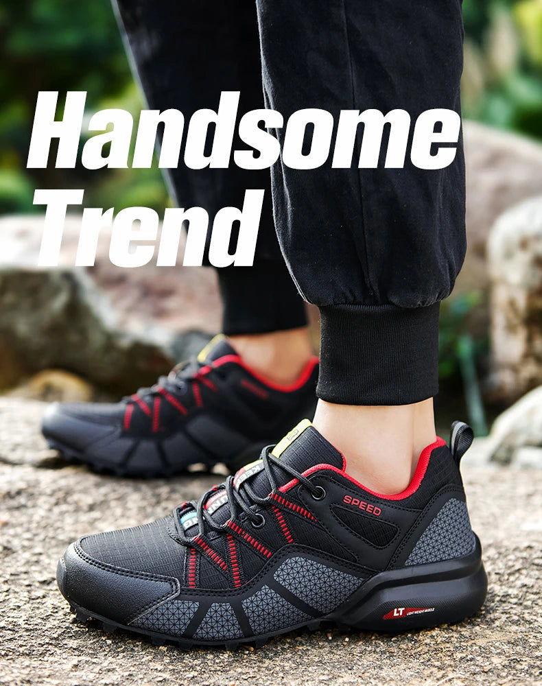 2025 Hiking Shoes Men's Non-slip Wear-resistant Comfortable Outdoor Hiking Sports Shoes Outdoor Running Shoes Walking Sports Sho