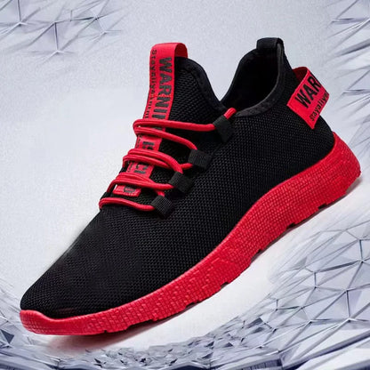 Leichte Herren-Sneaker, lässige Mesh-Sportschuhe für den Sommer, Outdoor-Schuhe für Herren mit weicher Sohle, atmungsaktiv, komfortabel und modisch, trendige Laufschuhe