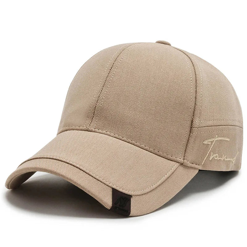 Snel drogende zonnepet voor dames, casual sportpet voor heren, grote maat baseballpet, 60-65 cm, verstelbare zonneklep, pet met klep
