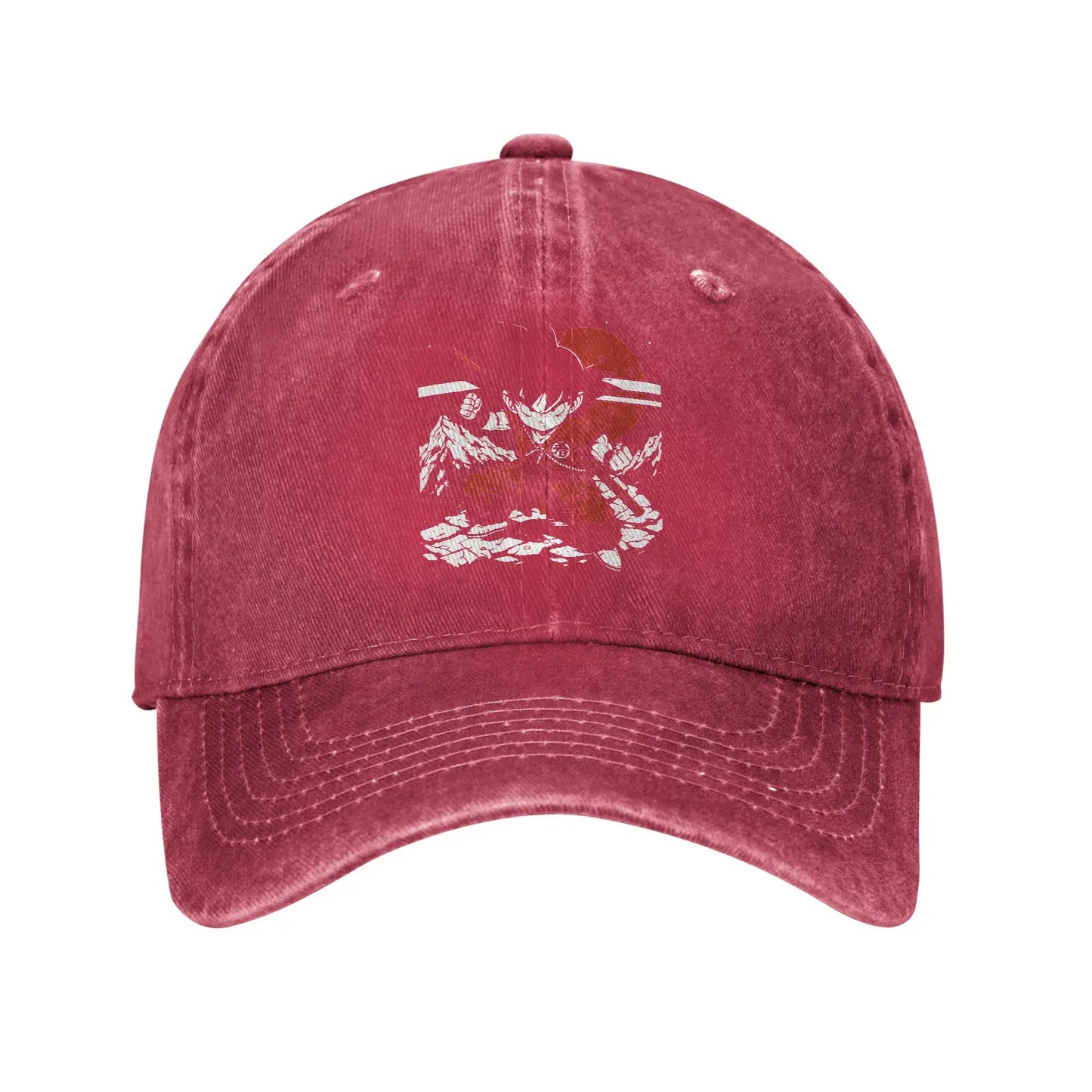 Produit gaming premium Fraquane Kid Goku with Power Pole Dragon Ball Baseball Cap Distressed Denim Snapback Hat Men Women