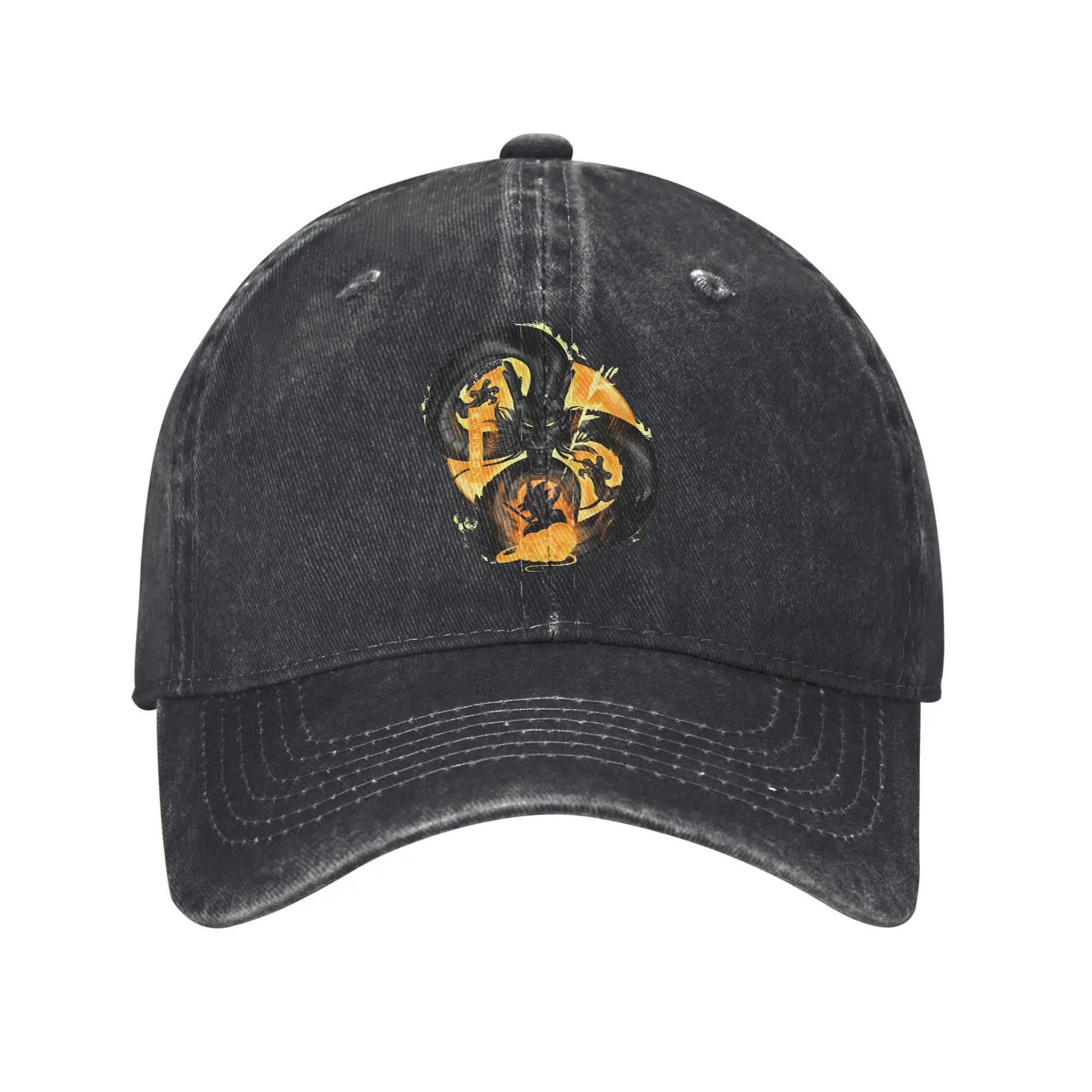 Produit gaming premium Fraquane, produits de luxe, nouvelle génération, équipement gamer, Vintage Dragon Ball Z Attack of Shenron Baseball Caps Men Women Distressed Denim Washed Cap Outdoor Running Golf Gift Hats Cap