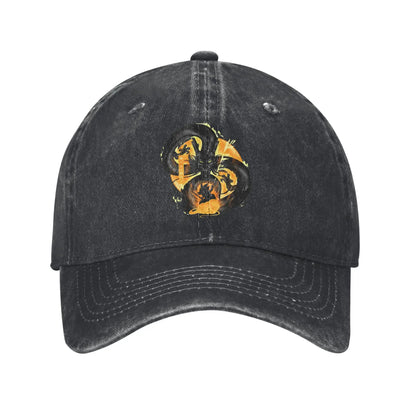 Produit gaming premium Fraquane, produits de luxe, nouvelle génération, équipement gamer, Vintage Dragon Ball Z Attack of Shenron Baseball Caps Men Women Distressed Denim Washed Cap Outdoor Running Golf Gift Hats Cap