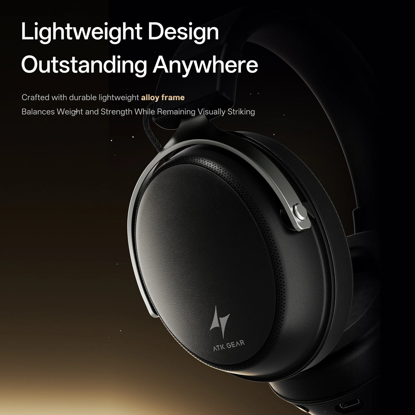 ATK N9 Pro Ultra Wireless Gaming Headset with Mic, 7.1 Surround Sound Low Latency Headphones, Noise Reduction Bluetooth Headset for E-Sports Gaming