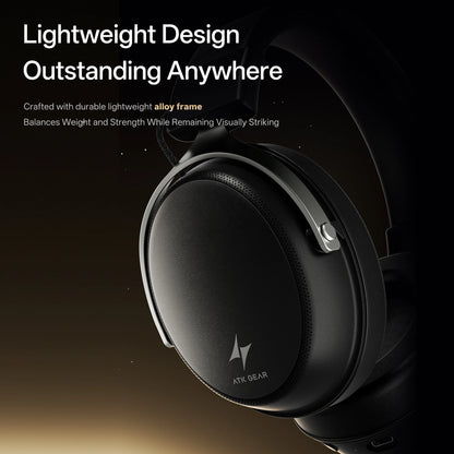 ATK N9 Pro Ultra Wireless Gaming Headset with Mic, 7.1 Surround Sound Low Latency Headphones, Noise Reduction Bluetooth Headset for E-Sports Gaming