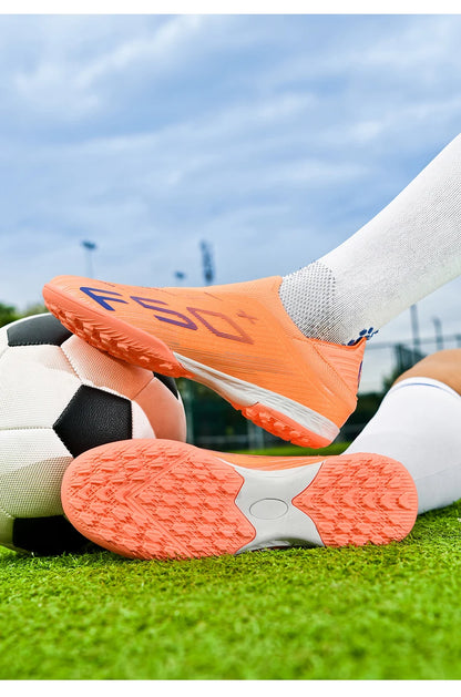 New Men Soccer Shoes Match Football Boots Sneakers Non-Slip Grass Cleats High-quality Futsal Indoor Hot-selling High-top Outdoor