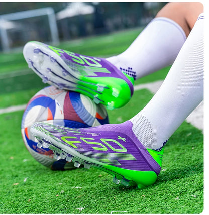 New Men's Football Boots Non-Slip Soccer Shoes Indoor Cleats Professional Turf Futsal Grass Ultralight Sport Comfortable Adult