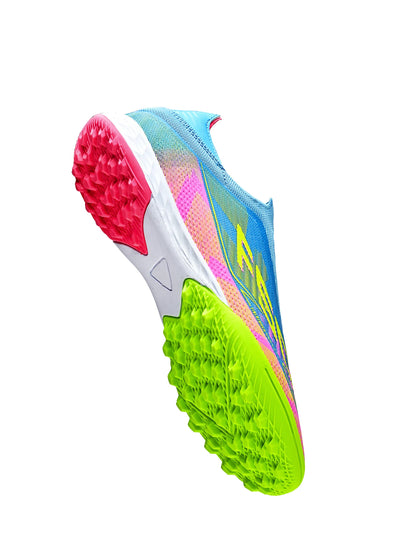 TF Soccer Cleats Men Women Kids PU Synthetic Upper Rubber Outsole Wear-Resistant Non-Slip Training Shoes
