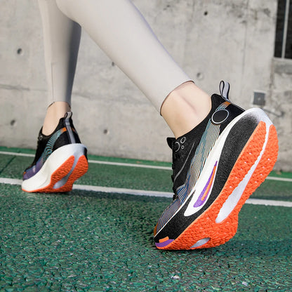 2025 Men's And Women's Carbon Board Running Shoes Professional Marathon, Lightweight Rebound Cushioning Breathable Sports Shoes