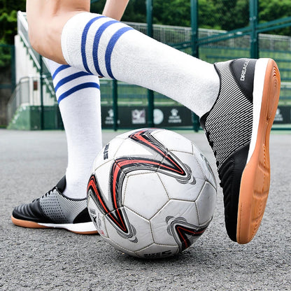 Scarpe da calcio indoor da uomo, scarpe da futsal professionali, scarpe da calcio da uomo antiscivolo, scarpe da calcio originali per campi in dura, Chuteira Society Futebol