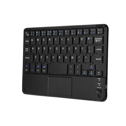 Professional UltraSlim Mini Wireless Bluetooth Keyboard with Touchpad Compact Ergonomic Responsive for Windows PC Android Tablet