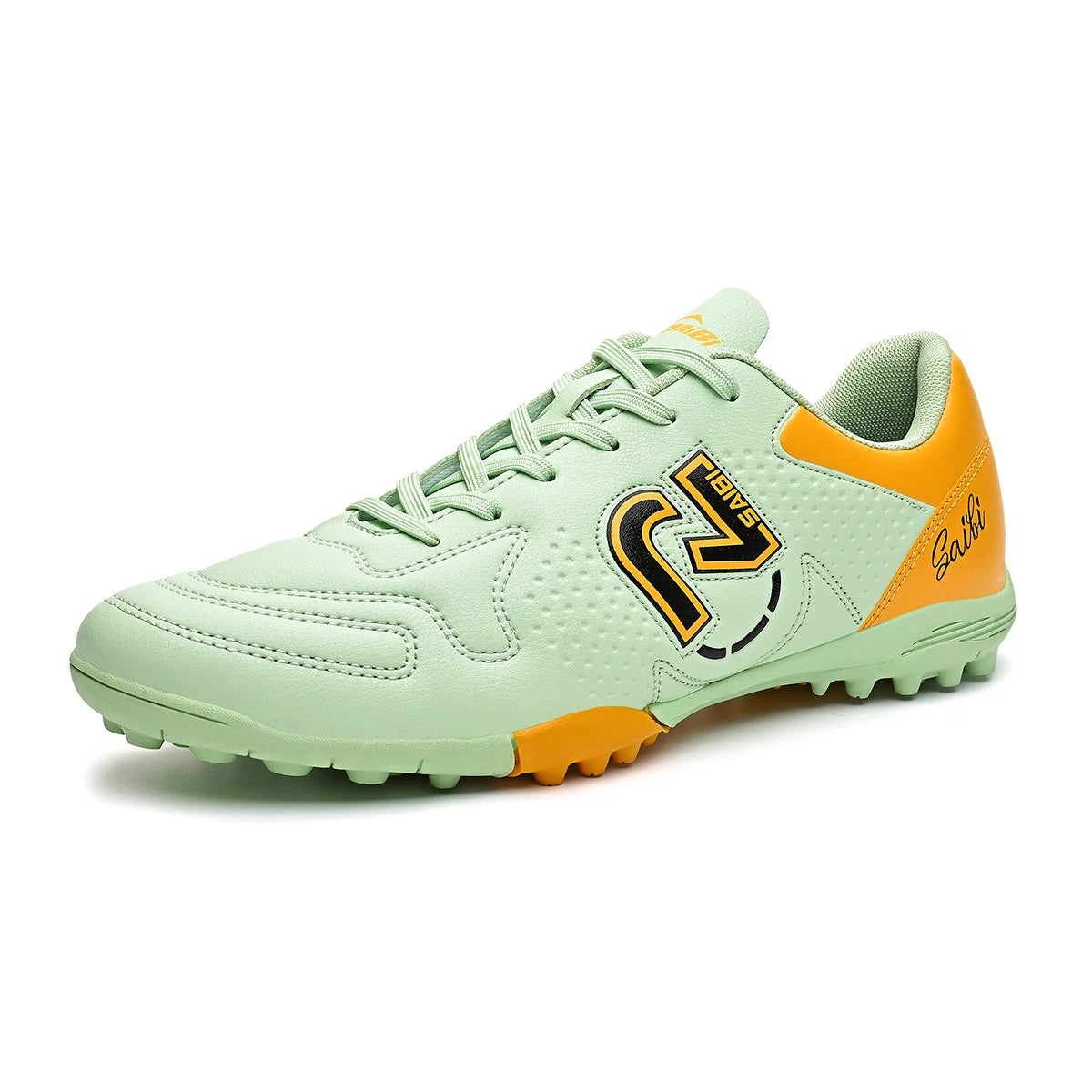 Low-top, studded soccer shoes, unisex, TF and FG, slip-resistant and wear-resistant, available in 4 colors to choose from.