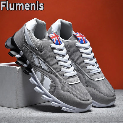 2026 new men's and women's running shoes breathable casual sneakers anti-slip vibration comfortable walking shoes 38-46