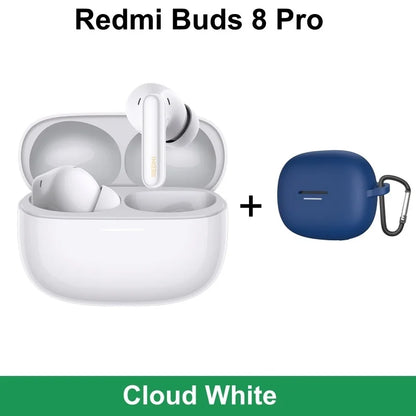 New Xiaomi Redmi Buds 8 Pro Wireless Bluetooth 5.4 Earbuds – 55dB Active Noise Cancelling TWS Earphones with AI Clear Call, 3-Mic System, Hi-Res Audio LDAC, Global Version