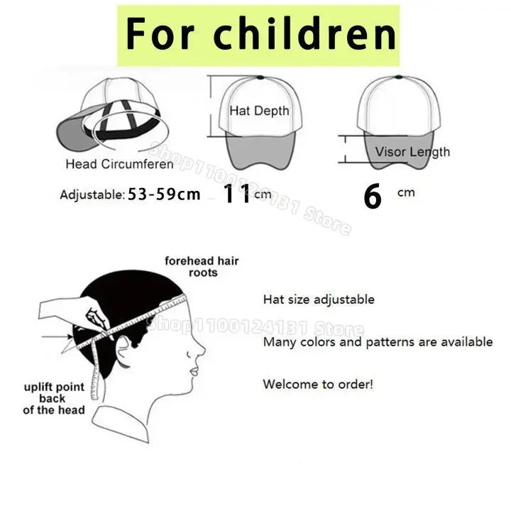 Five Nights At Freddys Baseball Cap for Kid Adult Caps FNAFS Anime Figure Peaked Hat Cotton Summer Hats Fashion Accessories Gift