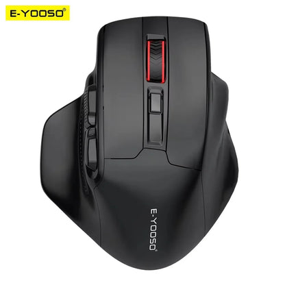 E-YOOSO X-31 Wireless Mouse 2.4G Ergonomic Mouse, 4800 DPI Optical Gaming & Office Mouse for PC, Laptop, MacBook & Notebook