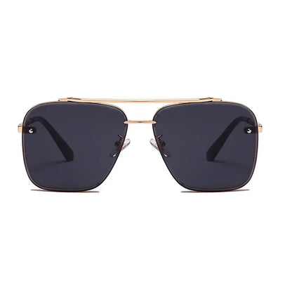 Classic Square Sunglasses Cool Men Vintage Luxury Brand Design Metal Sun Glasses Women Shades UV400 Oculos De Sol