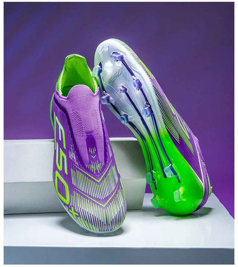 New Men's Football Boots Non-Slip Soccer Shoes Indoor Cleats Professional Turf Futsal Grass Ultralight Sport Comfortable Adult