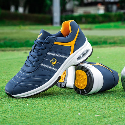 OIMKOI Men Golf Shoes Casual Breathable Waterproof Non-slip Golf Outdoor Training Shoes