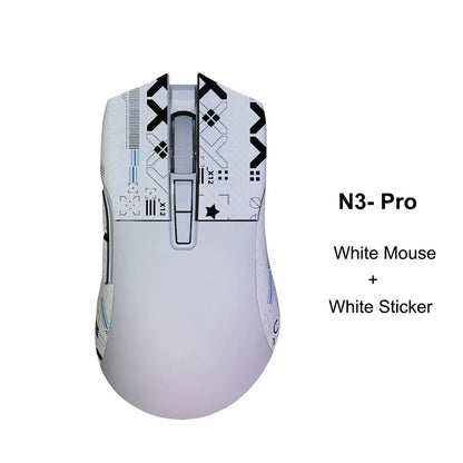 MOTOSPEED Darmoshark N3 Pro Wireless Gaming Mouse, Tri-Mode Bluetooth Gaming Mouse with PAW3395 Sensor, 8K Polling Rate, 26,000 DPI, Rechargeable Ergonomic Gaming Mouse