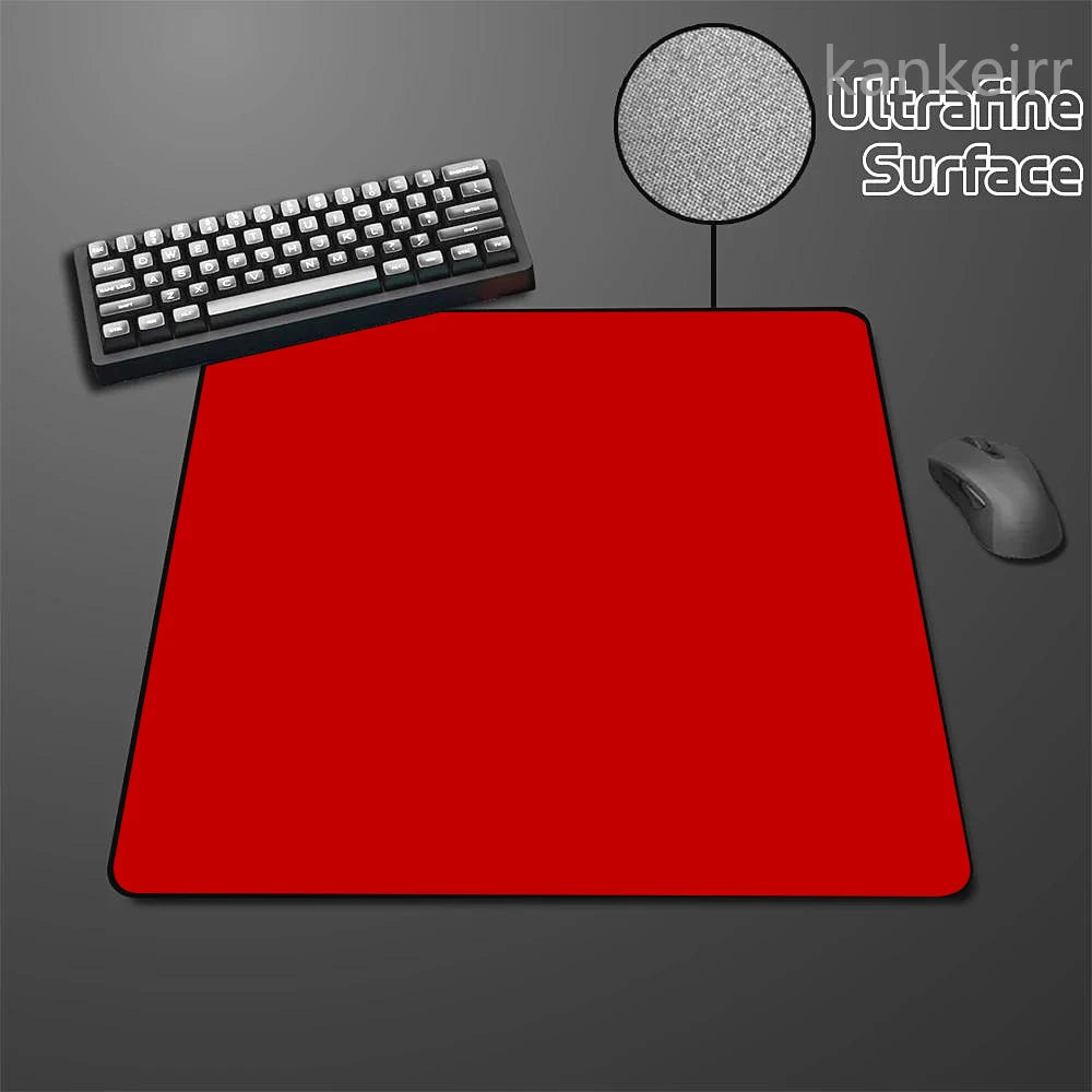 Svart Speed-musmatta i enfärgad design med hög elasticitet, halkfri undersida, premium gamingmusmatta för e-sport med ultrafin yta, deskmat