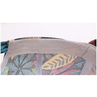 New Spring and Summer Unisex Fashion Korean Style Leaf Pattern Baseball Cap Peaked Caps