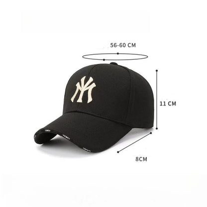Modebaseballkasketter i bomuld med broderede bogstaver, justerbar, unisex, hiphop, trucker-kasket, afslappet snapback-kasket, udendørs sport, hverdags-kasket