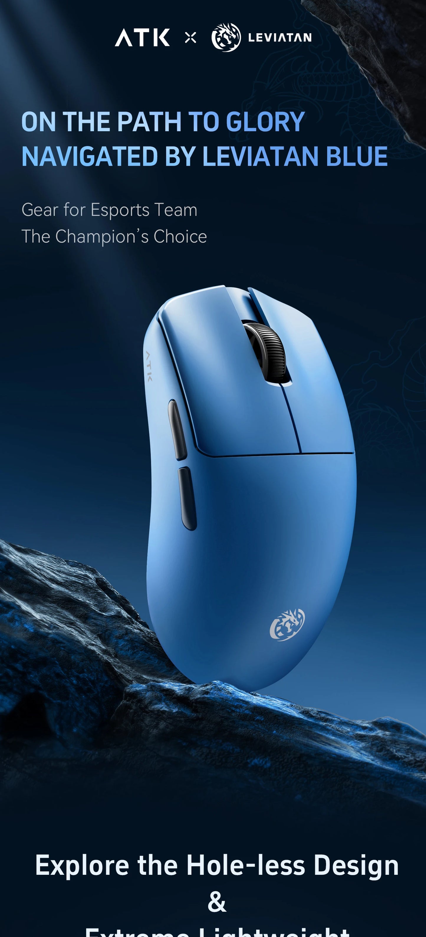 ATK BlazingSky F1 Extreme Wireless Gaming Mouse PAW3950 Ultra Dual-Mode 8000Hz 35g Lightweight E-sports FPS Mice