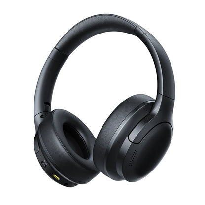 Baseus BH1 Lite Bluetooth 6.0 Wireless Headphones with Super Bass, ENC Clear Calls, 80H Playtime, Over Ear Headset for Gaming & Music