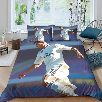 Football Ronaldo Duvet Cover CR7 Bedding Set Adult Boy Girl Bedroom Decoration Children Gift Single Double Large Size