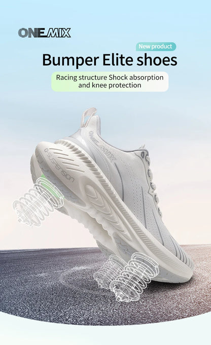 ONEMIX Neue Laufschuhe mit Top-Dämpfung für Herren – Sportschuhe für Training und Outdoor – rutschfeste, strapazierfähige Sneaker für Herren