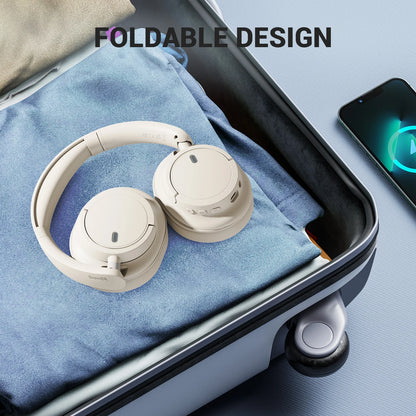 OneOdio EKSA V16 Bluetooth 5.3 Wireless Headphones with Mic, Hi-Res HiFi Over Ear Headset, 90H Battery, Bass Mode, Wired & Wireless Audio