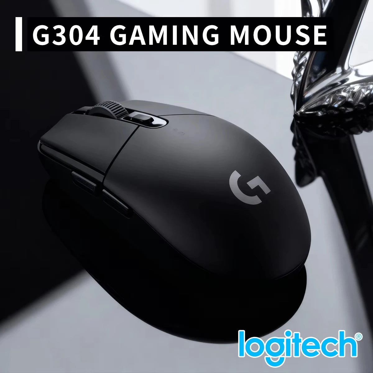 Logitech G305 G304 Gaming Mouse Wireless High DPI Gaming Mouse with 12000 DPI, HERO Sensor, Long Battery Life for PC Gaming, Home & Office