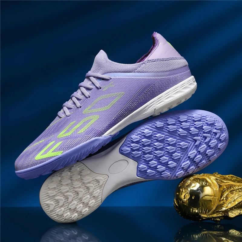 New Men Soccer Shoes Match Football Boots Sneakers Non-Slip Grass Cleats High-quality Futsal Indoor Hot-selling High-top Outdoor