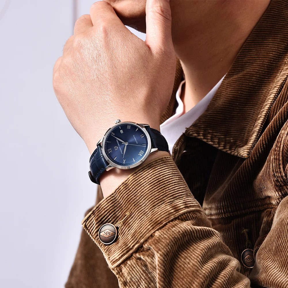 PAGANI DESIGN New NH35 Pilot Men Mechanical Watch Top Brand Sapphire Glass Automatic Watch 100M Waterproof Stainless Steel Watch