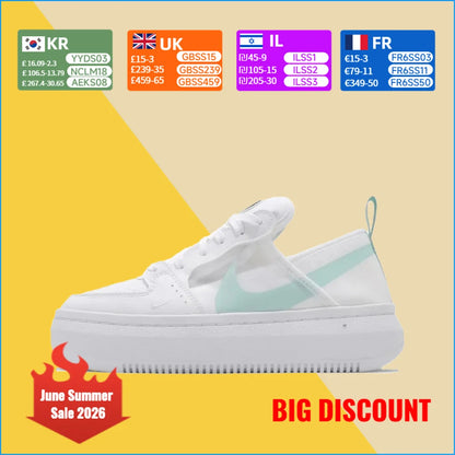 NIKE Court Vision Alta TXT Low Unisex Skate Shoes Classic Casual Shoes for Daily Wear CW6536-100