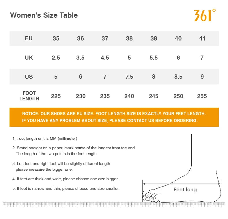 361 Degrees Women's Running Sports Shoes Shock Absorption Rebound All-match Fashion Comfortable Sneakers Male 682232237