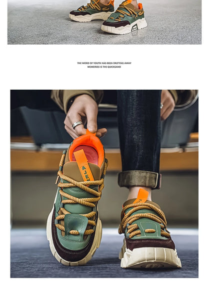 Lässige Herren-Sneaker – Frühlingsmode – Vielseitige Low-Top-Skateboard-Schuhe für Herren, geeignet für Outdoor-Sportarten