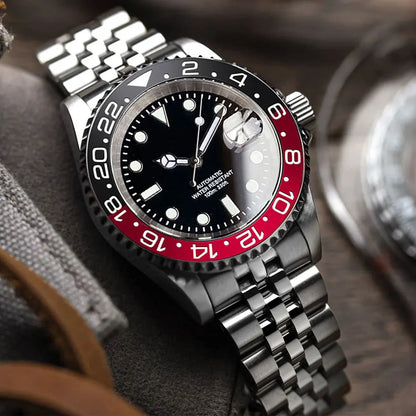200m Waterproof Miyota8215 Automatic Men Watch Diver Watches 40mm Mechanical Movement Luminous Jubilee Strap Glide Lock Buckle