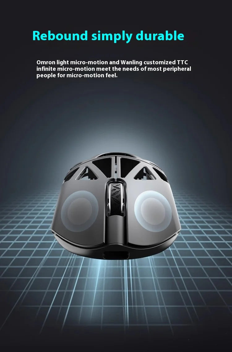 WLmouse Beast X Max Wireless Gaming Mouse with PAW3950HS Sensor, Magnesium Alloy, 8K Polling Rate, Ultra-Lightweight Wireless Gaming Mouse