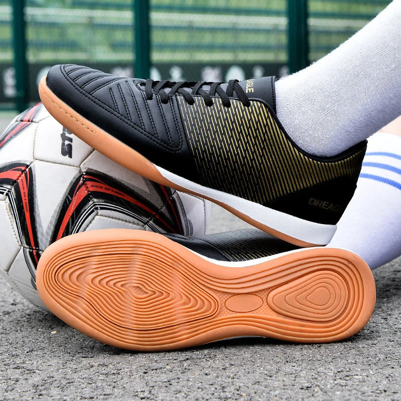 Scarpe da calcio indoor da uomo, scarpe da futsal professionali, scarpe da calcio da uomo antiscivolo, scarpe da calcio originali per campi in dura, Chuteira Society Futebol